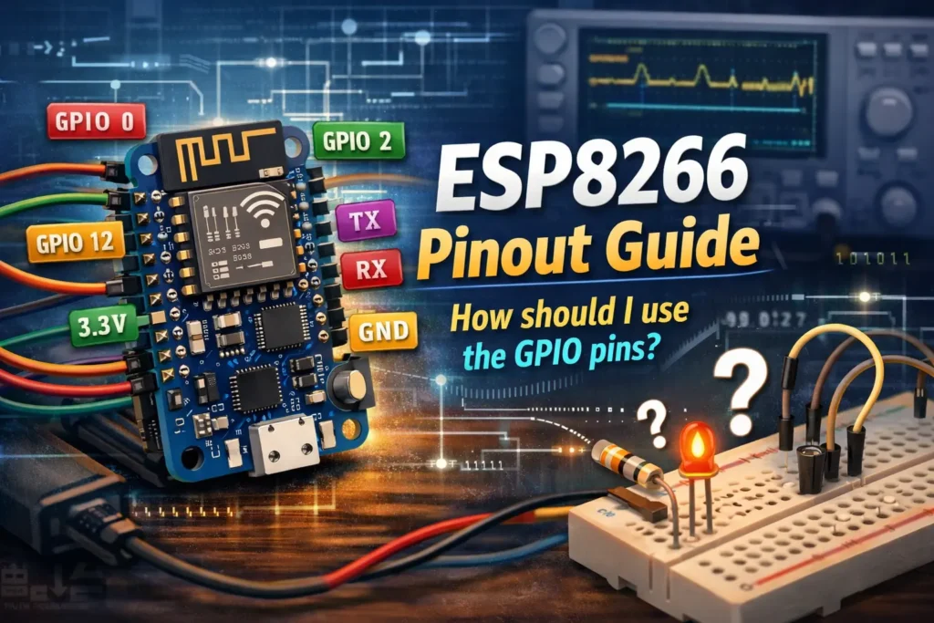 ESP8266 Pinout Guide: How should I use the GPIO pins?