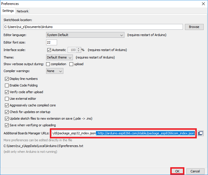 Install ESP8266 Board in Arduino IDE in less than 1 minute 3 Install ESP8266 Board add on in Arduino IDE enter URL