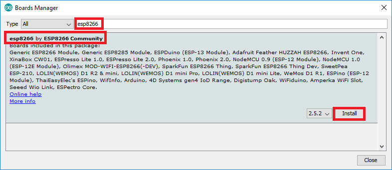 Install ESP8266 Board in Arduino IDE in less than 1 minute 5 Install ESP8266 Board add on in Arduino IDE search ESP8266