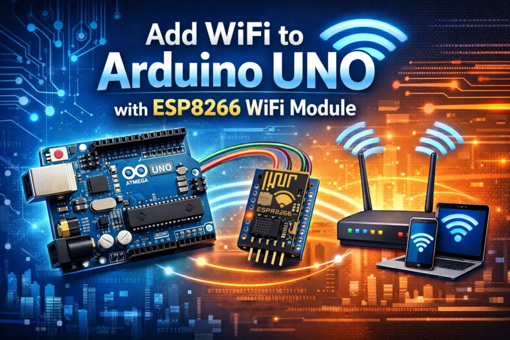 Add WiFi to Arduino UNO with ESP8266 WiFi Module 6 Add WiFi to Arduino UNO with ESP8266 WiFi Module