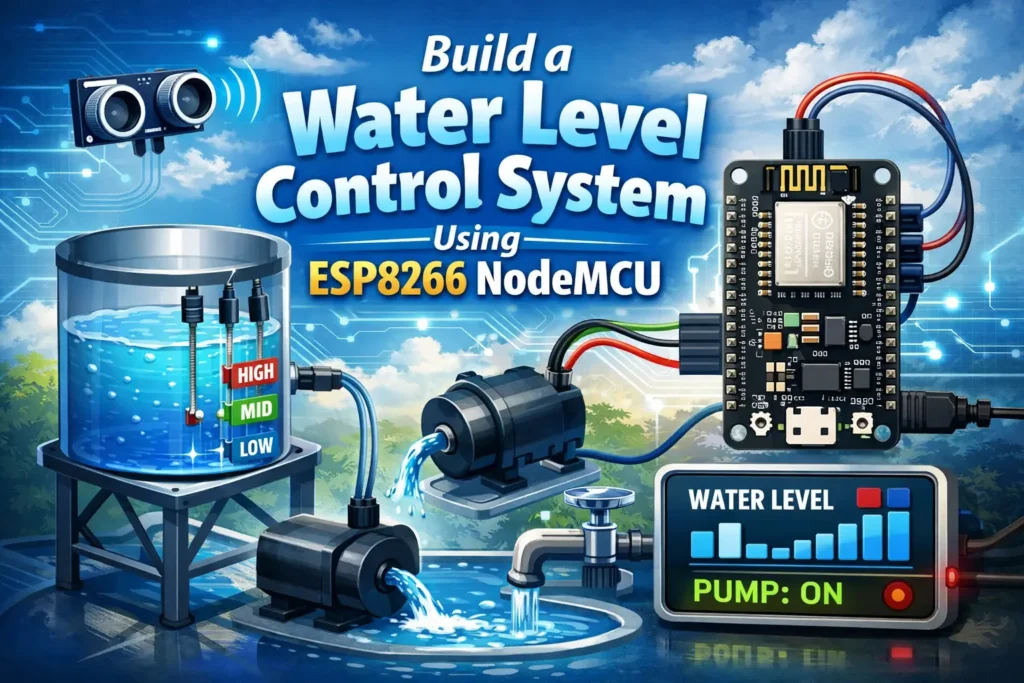Build a Water Level Control System Using ESP8266 NodeMCU 6 Build a Water Level Control System Using ESP8266 NodeMCU