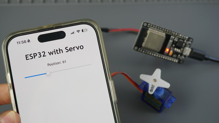 This image has an empty alt attribute; its file name is ESP32-Servo-Motor-Web-Server-Demonstration.webp