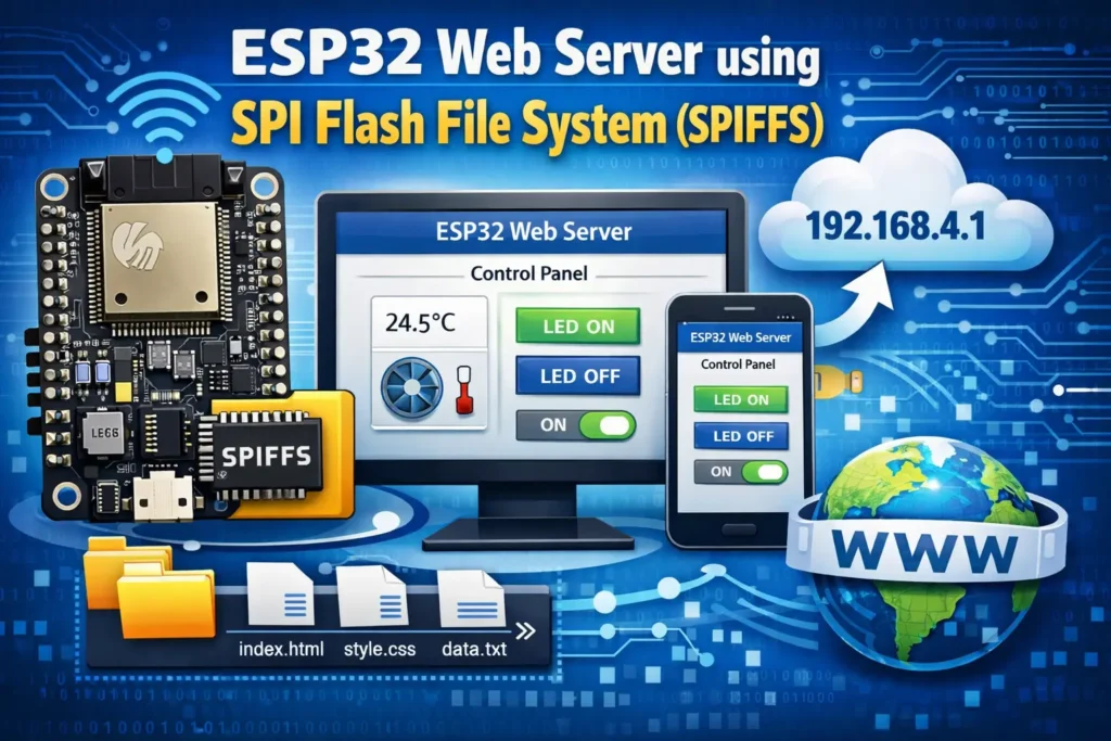 ESP32 Web Server using SPI Flash File System (SPIFFS) 3 ESP32 Web Server using SPI Flash File System (SPIFFS)