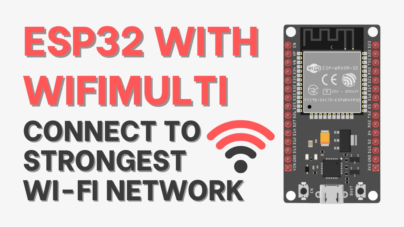 ESP32 with WiFiMulti: Connect to the Strongest Wi-Fi Network 1 ESP32 with WiFiMulti: Connect to the Strongest Wi-Fi Network