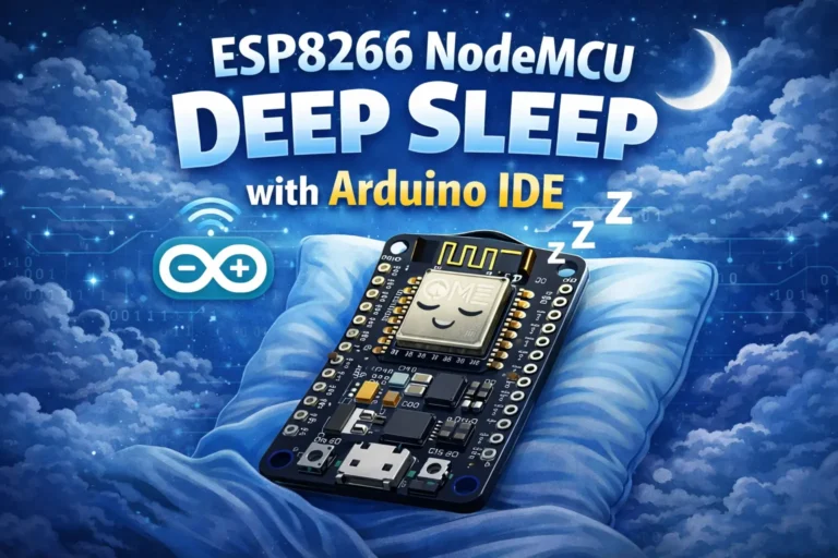 ESP8266 NodeMCU Deep Sleep with Arduino IDE