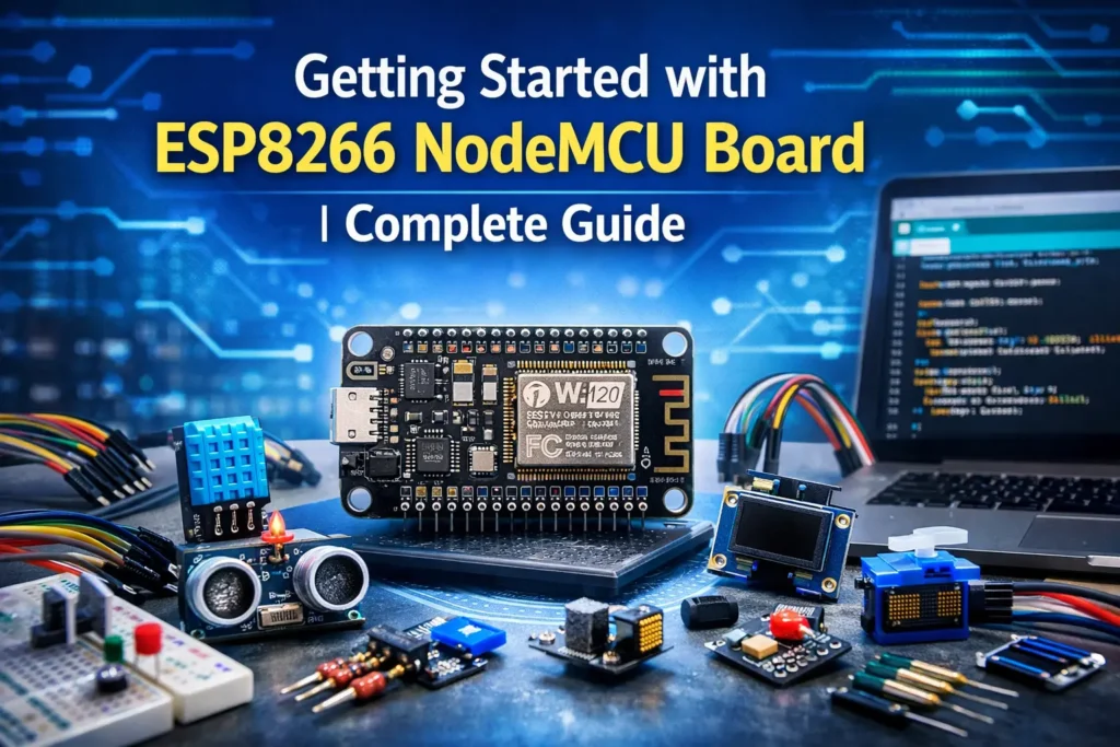 Getting Started with ESP8266 NodeMCU Board | Complete Guide