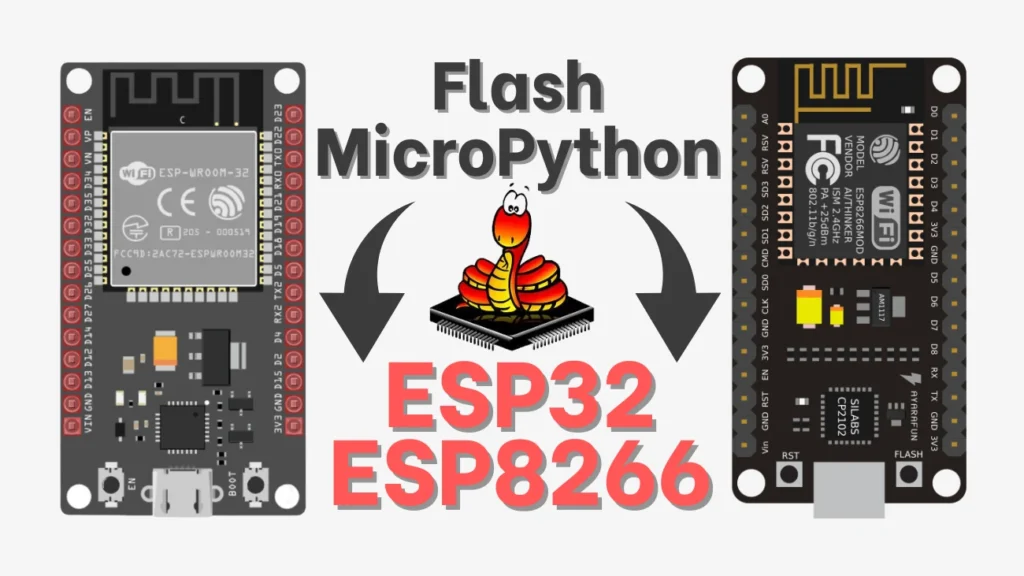 How to Flash MicroPython Firmware to ESP32 and ESP8266 4 How to Flash MicroPython Firmware to ESP32 and ESP8266