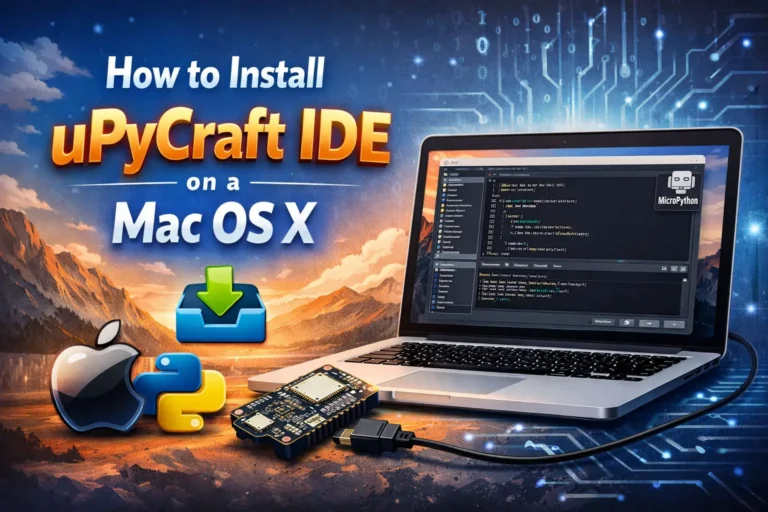 How to Install uPyCraft IDE on a Mac OS X