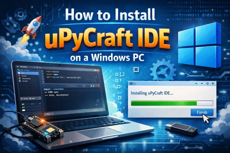 How to Install uPyCraft IDE on a Windows PC