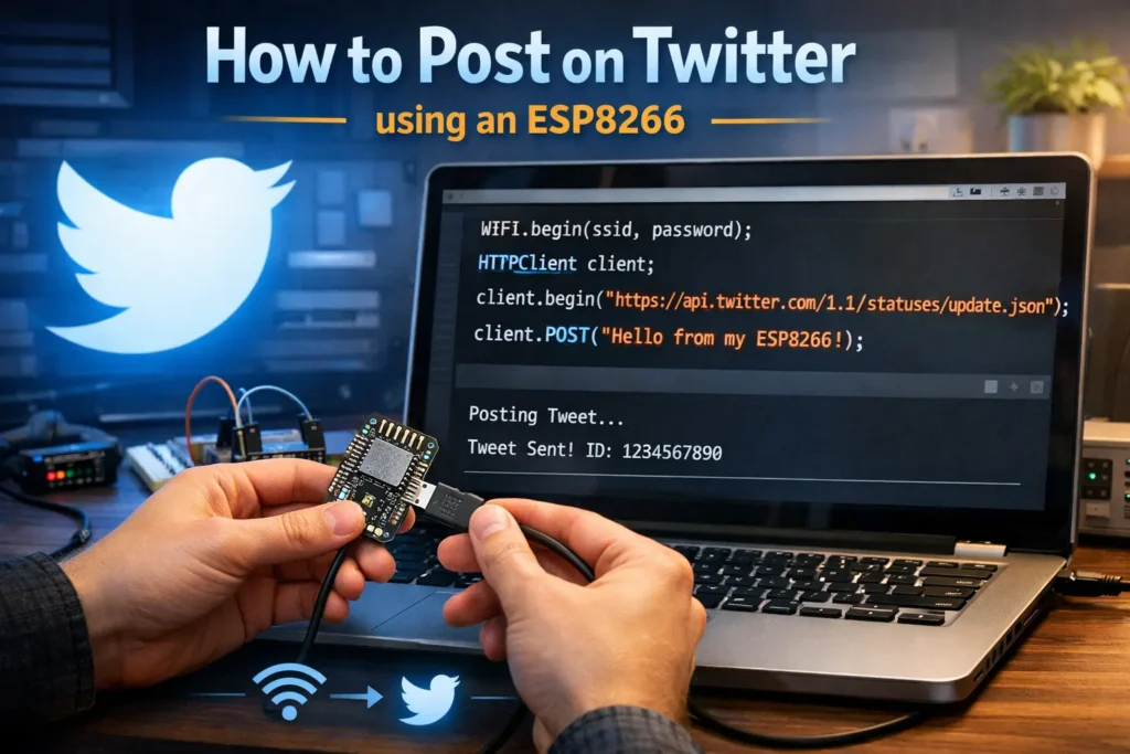How to Post on Twitter using an ESP8266 8 How to Post on Twitter using an ESP8266