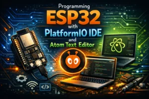 Programming ESP32 with PlatformIO IDE and Atom Text Editor