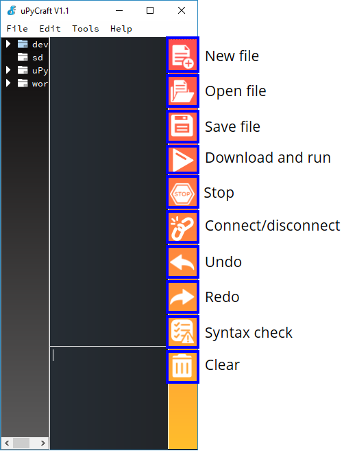 Getting Started with MicroPython on ESP32 and ESP8266 10 uPycraft ide tools