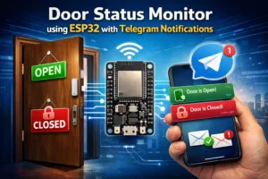 Door Status Monitor using ESP32 with Telegram Notifications 6 Door Status Monitor using ESP32 with Telegram Notifications