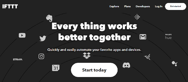 Door Status Monitor using ESP8266 with Email Notifications 4 IFTTT Get Started Web Page
