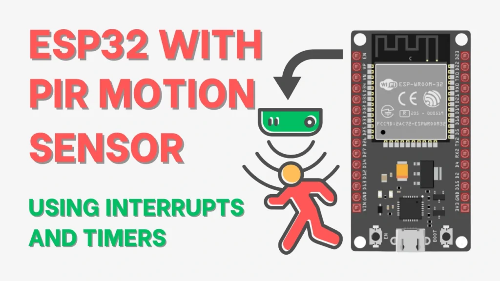 Using ESP32 with PIR Motion Sensor (Interrupts and Timers)