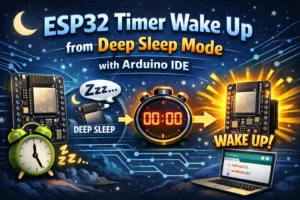 ESP32 Timer Wake Up from Deep Sleep Mode with Arduino IDE 5 ESP32 Timer Wake Up from Deep Sleep Mode with Arduino IDE