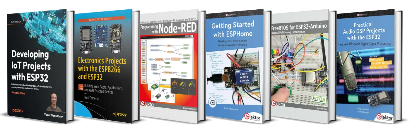 Top 6 ESP32 eBooks for $20