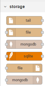 Sqlite node red installed