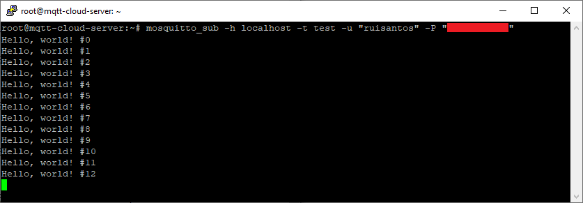 ESP32 ESP8266 Subscribe to MQTT topic receive Message Cloud Mosquitto MQTT Broker