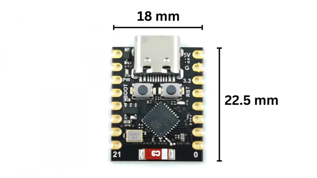 ESP32-C3 Dimensions