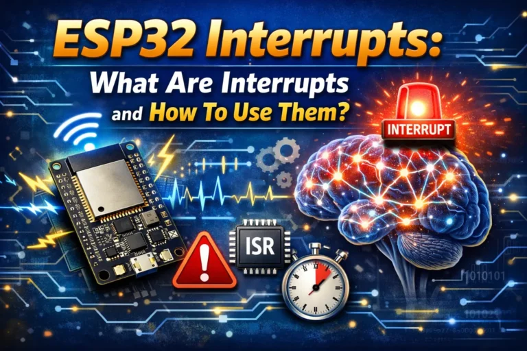 ESP32 Interrupts: What Are Interrupts and How To Use Them? 8 ESP32 Interrupts: What Are Interrupts and How To Use Them?