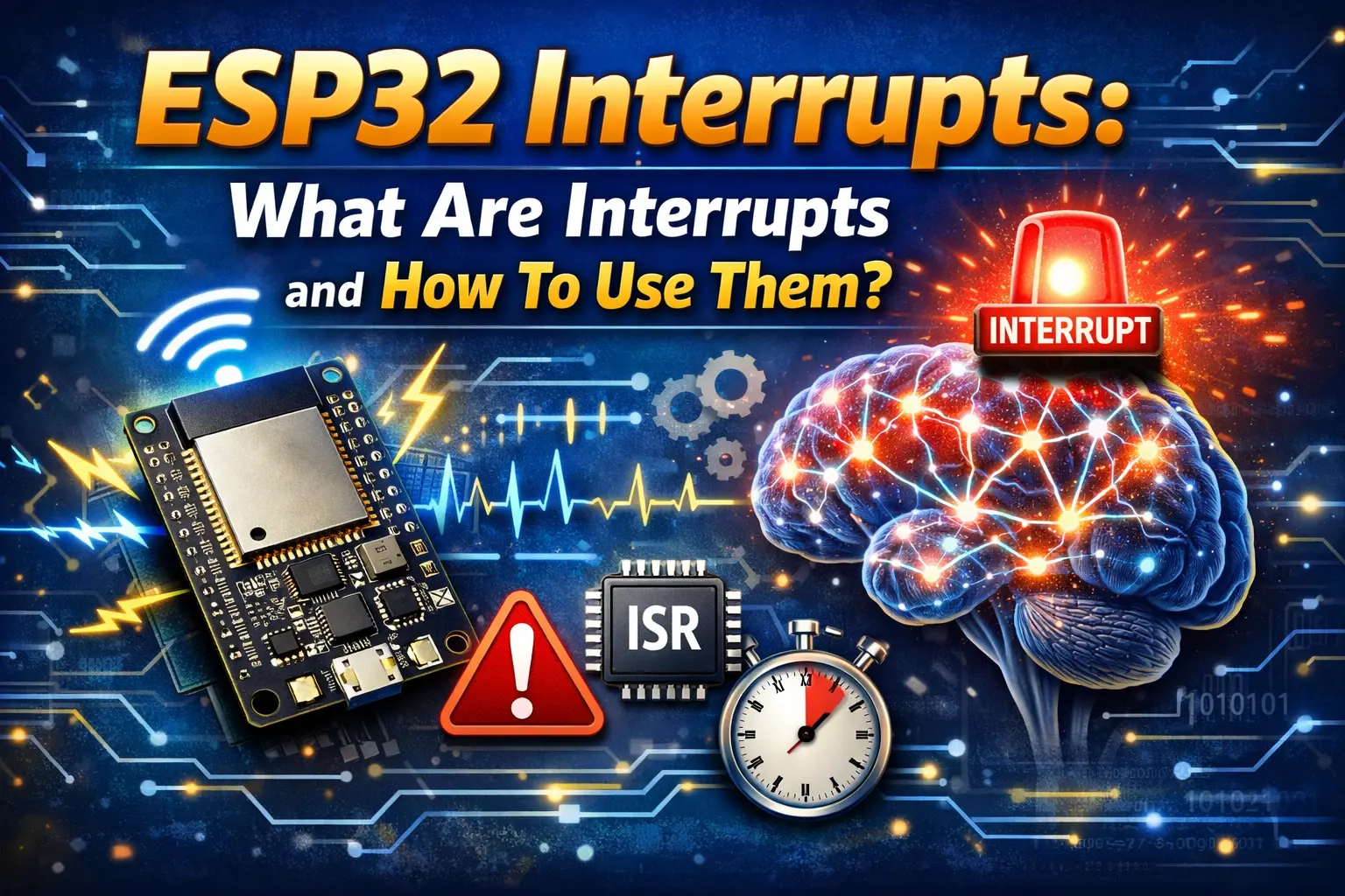ESP32 Interrupts: What Are Interrupts and How To Use Them?