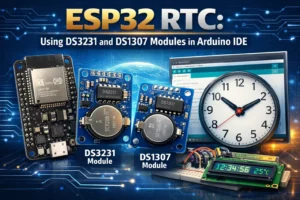 ESP32 RTC: Using DS3231 and DS1307 Modules in Arduino IDE