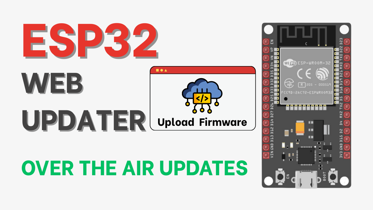 ESP32 Web Updater: Update Your Code via The Browser (OTA)