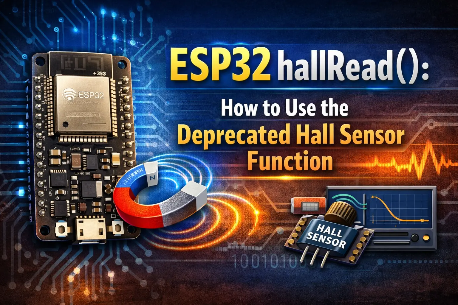 ESP32 hallRead(): How to Use the Deprecated Hall Sensor Function 1 ESP32 hallRead(): How to Use the Deprecated Hall Sensor Function