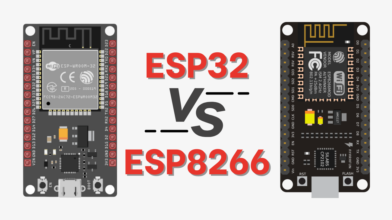 ESP32 vs ESP8266: Which Microcontroller is Best for Your Project 1 ESP32 vs ESP8266: Which Microcontroller is Best for Your Project