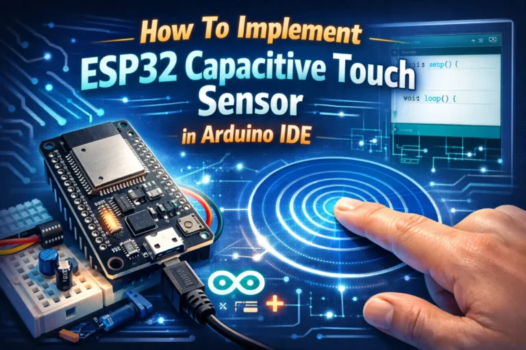 How To Implement ESP32 Capacitive Touch Sensor in Arduino IDE 10 How To Implement ESP32 Capacitive Touch Sensor in Arduino IDE