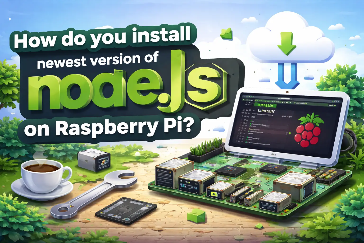 How do you install newest version of node.js on Raspberry Pi