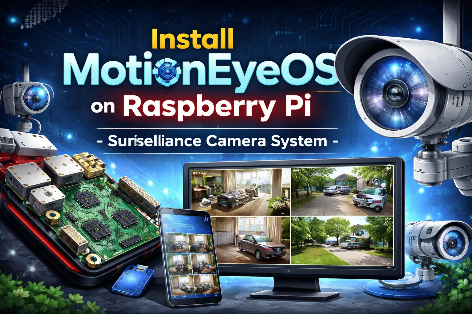 Install MotionEyeOS on Raspberry Pi – Surveillance Camera System