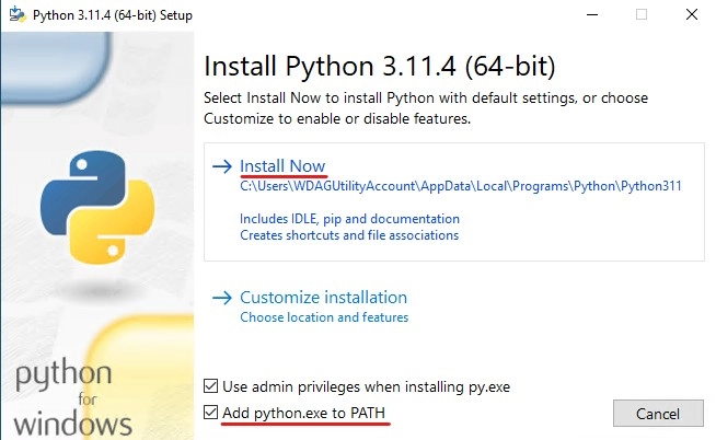 Install Python