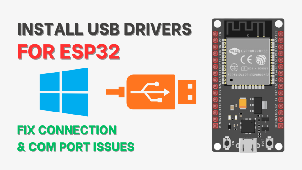 Install USB Drivers for ESP32: Fix Connection & COM Port Issues [Windows]