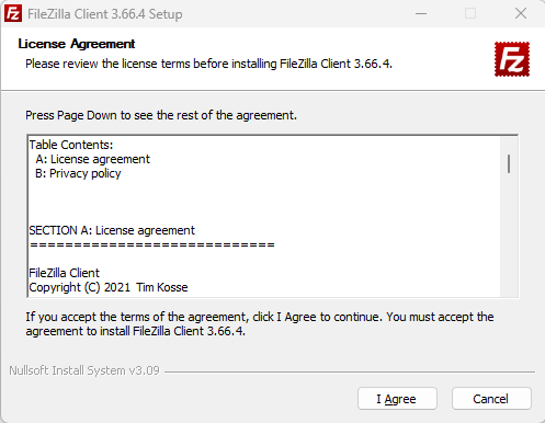 Installing FileZilla File Transfer Protocol FTP Client Windows PC