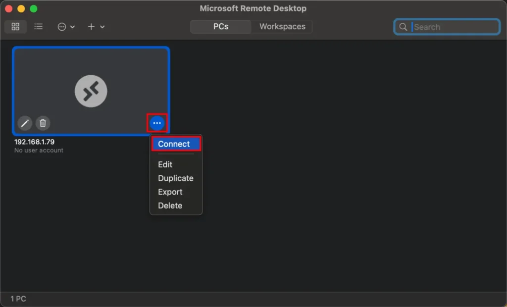 Microsoft Remote Desktop software connect to Raspberry -Pi