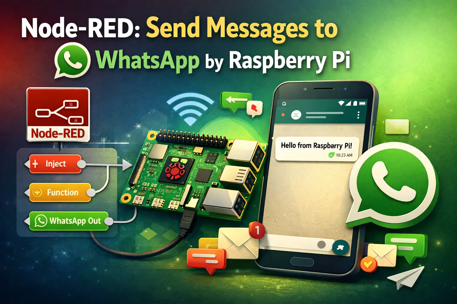 Node-RED Send Messages to WhatsApp