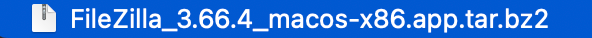 Transfer Files to and from Raspberry Pi using FileZilla FTP (Mac OS) 6 Open FileZilla File Transfer Protocol FTP Client installation file