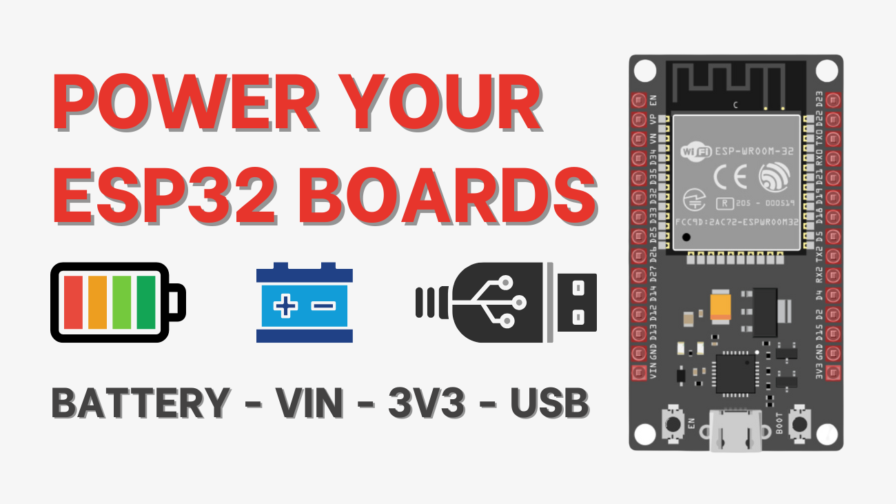 Power ESP32 Boards: How to Power Your ESP32 Correctly!