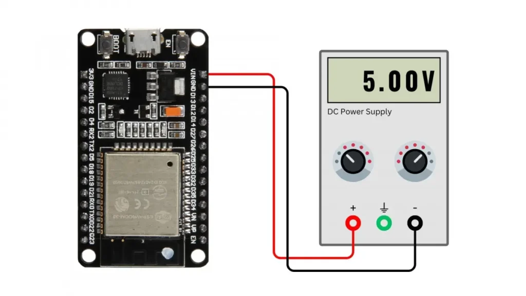 Power ESP32 Via VIN PIN