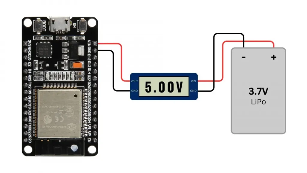 Power ESP32 With Battery