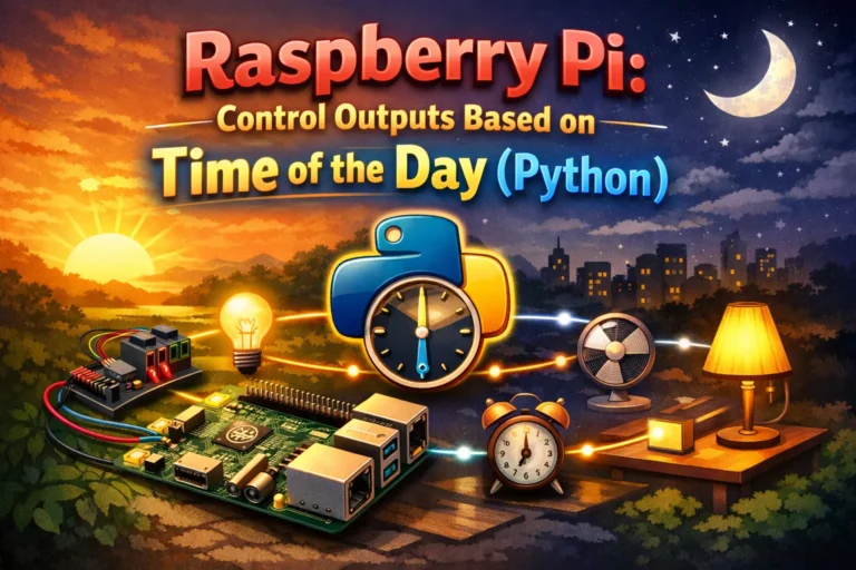 Raspberry Pi: Control Outputs Based on Time of the Day (Python)
