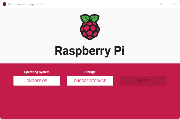 Raspberry Pi Imager Software