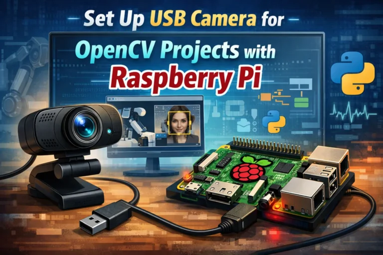 Set Up USB Camera for OpenCV Projects with Raspberry Pi