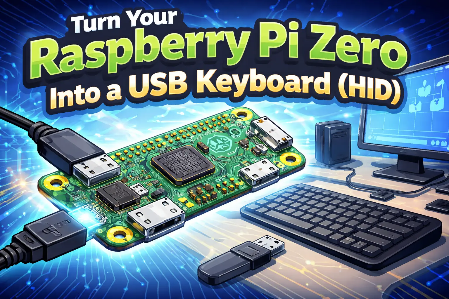 Turn Your Raspberry Pi Zero into a USB Keyboard (HID)