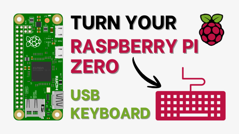 Turn Your Raspberry Pi Zero into a USB Keyboard (HID)
