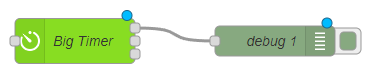 Node-RED with Big Timer Node: Create Complex Automation Schedules Easily 13 Big Timer Node Example Flow debug node