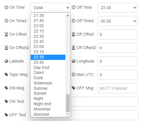 Node-RED with Big Timer Node: Create Complex Automation Schedules Easily 9 Big Timer Node Select On Time and Off Time