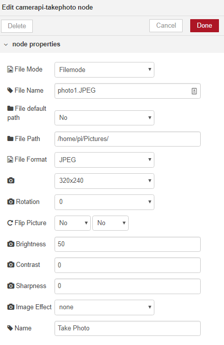 camera pi take photo